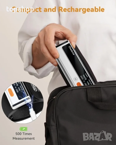 Нов апарат за кръвно налягане с приложение за телефон Checkme с екран и Bluetooth, безжичен голям..., снимка 6 - Друга електроника - 52261558