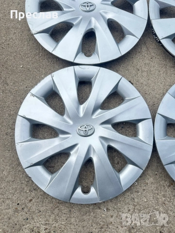 4 броя оригинални тасове за Toyota Yaris, Aygo 15, снимка 2 - Аксесоари и консумативи - 54001295