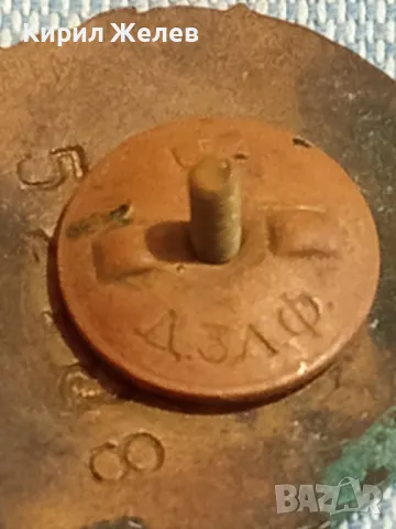 Българска соц значка ГОТОВ за ТРУД и ОТБРАНА с емайл рядка 49484, снимка 6 - Антикварни и старинни предмети - 48664755