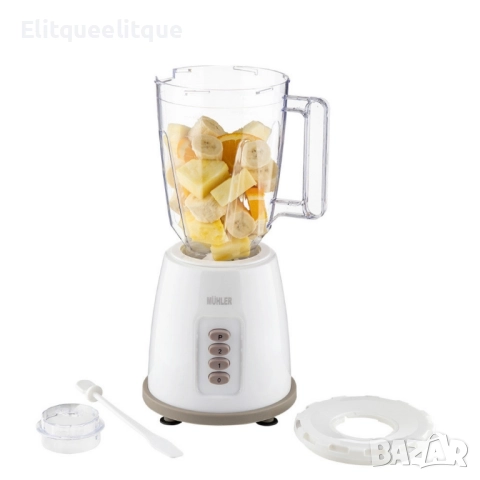 Блендер, 500W, 1.5 л, пласт.кана, сив, снимка 8 - Блендери - 52331029