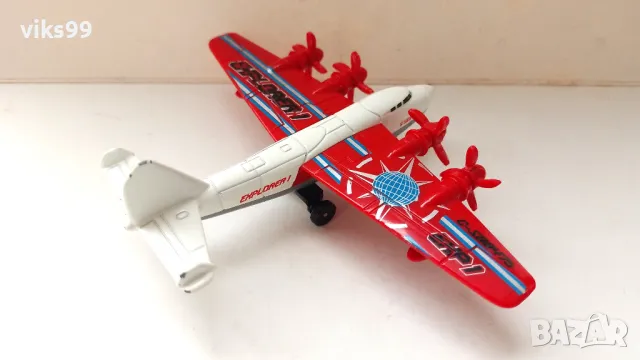 Matchbox Seaplane Red White Blue Explorer 1 Made in Thailand, снимка 4 - Колекции - 48573114