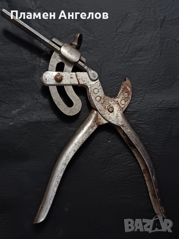 Стари клещи (ножици) за чапраз. , снимка 3 - Клещи - 52924482