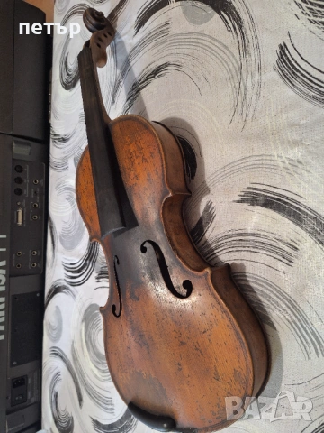 Много стара цигулка, снимка 5 - Антикварни и старинни предмети - 54006621