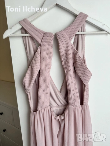 Дълга рокля с ефектен гръб, снимка 4 - Рокли - 53939094