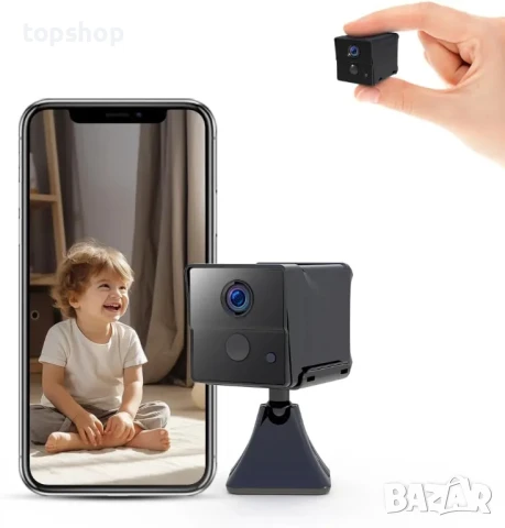 НОВА Охранителна 4K камера AOBOCAM, Wifi, 150 дни батерия, детектор за движение, нощно виждане