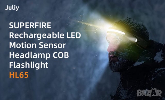 Челник със сензор - HL65 /75 грама /, снимка 6 - Къмпинг осветление - 39782870