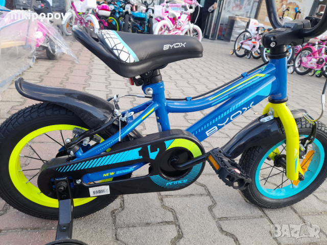 BYOX Велосипед 12" PRINCE син, снимка 3 - Велосипеди - 44583884