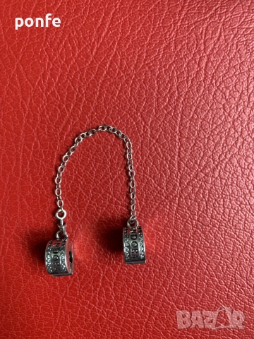 Pandora Осигурителна верижка клипс, снимка 6 - Гривни - 51843881