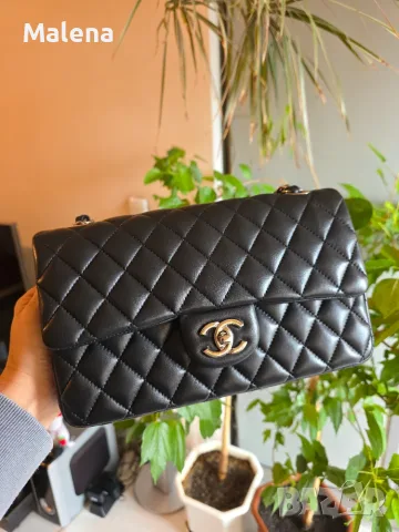 Chanel естествена кожа, снимка 2 - Чанти - 56461059