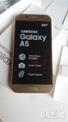 Samsung A5 2017/32gb Златен и черен, снимка 2 - Samsung - 39440663