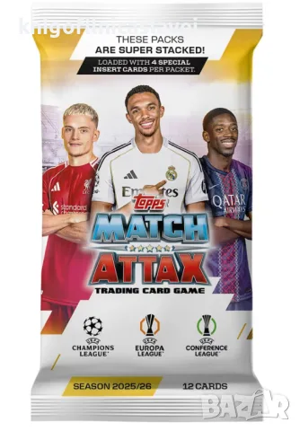 Албум за карти Topps UCC Champions League Match Attax 2025/26, снимка 2 - Колекции - 56133946