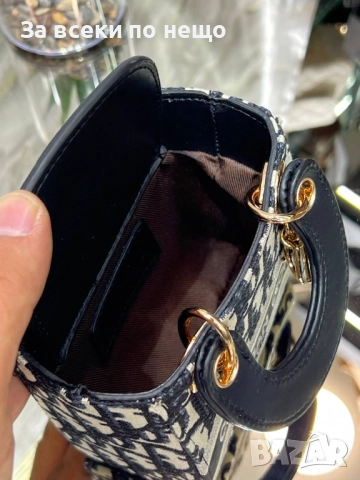 Christian Dior Дамска Мини Чанта Кристиян Диор 12-12 CM - Налични Различни Цветове Код SK400, снимка 2 - Чанти - 52870875