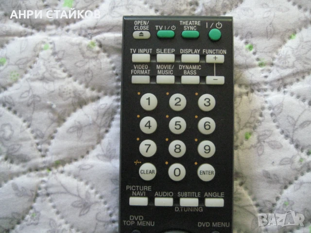 Продавам оригинално дистанционно SONY AV SYSTEM RM-ADP016, снимка 2 - Дистанционни - 50547332