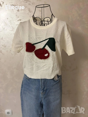 блуза от машинно плетиво 