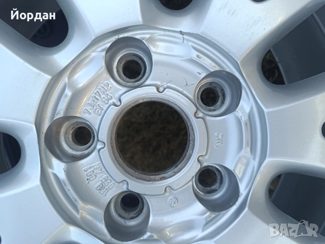 ОРИГИНАЛНИ алуминиеви джанти 17' 5x112 57,1 ФОЛКСВАГЕН GOLF 5 GT / VOLKSWAGEN TOURAN JETTA CADDY, снимка 11 - Гуми и джанти - 52817523