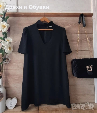 Черна рокля/ туника ZARA , снимка 7 - Рокли - 52801087