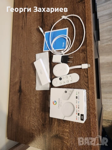 Медиен плеър Google TV Streamer, 4K, Bluetooth, Wi-Fi, Android TV