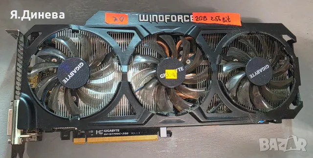 Видеокарта  Gigabyte GV-N770C 2GB