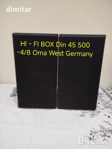 Тонколони HI - FI BOX - W. GERMANY