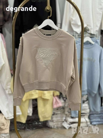 Памучна дамска блуза Guess, снимка 2 - Спортни екипи - 52543090