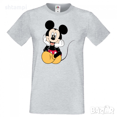 Мъжка тениска Mickey Mouse 3 Подарък,Изненада,Рожден ден, снимка 4 - Тениски - 36576280