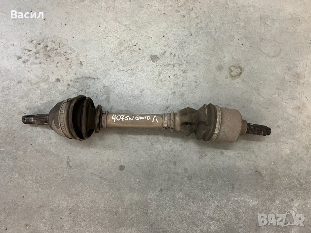 Лява полуоска Къса Peugeot 407 SW 2.0 HDI 2.0hdi 136 к.с Пежо 407 Комби 2.0 ХДИ 2.0хди pejo, снимка 1