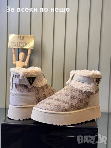 Guess Дамски Зимни Меки И Топли Боти Гес - Налични Различни Цветове Код E1173, снимка 3 - Дамски боти - 53226861