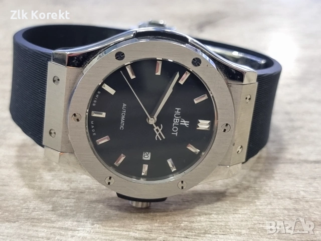 Механичен часовник Hublot 38mm, снимка 11 - Мъжки - 54149267