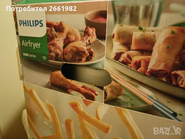 AIR FRYER - PHILIPS - уред за здравословно готвене с горещ въздух, снимка 2 - Уреди за готвене на пара - 44314094