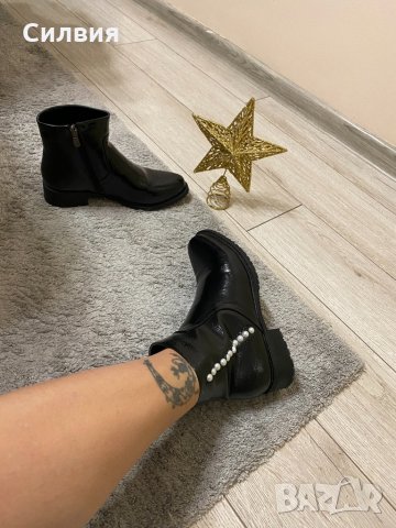Черни боти, снимка 5 - Дамски боти - 30993656