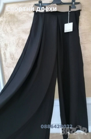 Прекрасен модел пола-панталон с колан и джобове, снимка 4 - Панталони - 54023809