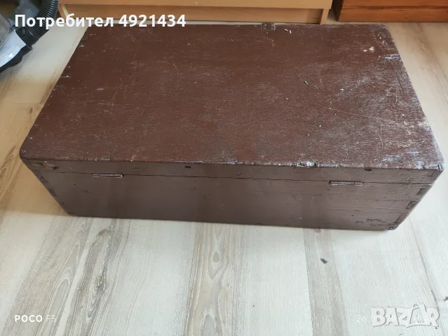 Стар дървен куфар , снимка 4 - Куфари - 55816713