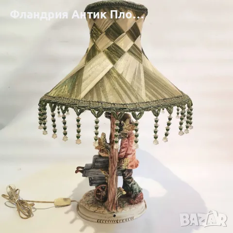 Антикварна настолна лампа Bassano, снимка 6 - Настолни лампи - 49110899