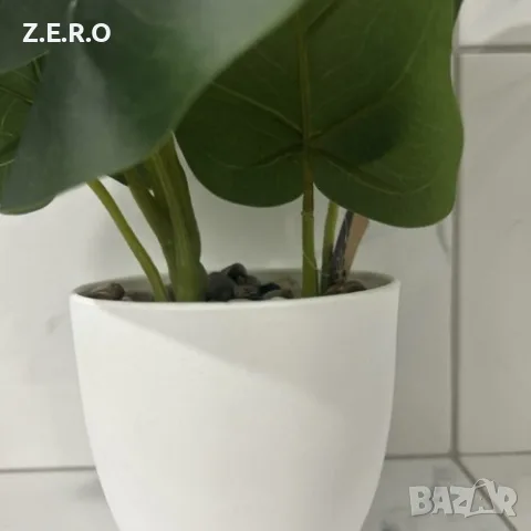 Изкуствено растение Cozevdnt в саксия ново, зелено, снимка 4 - Изкуствени цветя - 56120624