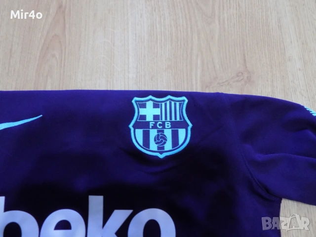 футболна тениска barcelona nike екип блуза фанела худи спортна мъжка оригинална S, снимка 3 - Спортни дрехи, екипи - 51403234