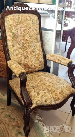 Антично  кресло, Франция. , снимка 2 - Столове - 51916875