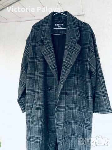 Ново красиво ултра модерно палто REVIEW, снимка 1 - Палта, манта - 31246777