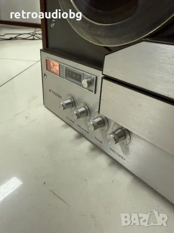 🔊Ретро ролков магнетофон PHILIPS 4404 + капак - след пълен рекап - напълно възстановен🔊, снимка 5 - Декове - 49941924