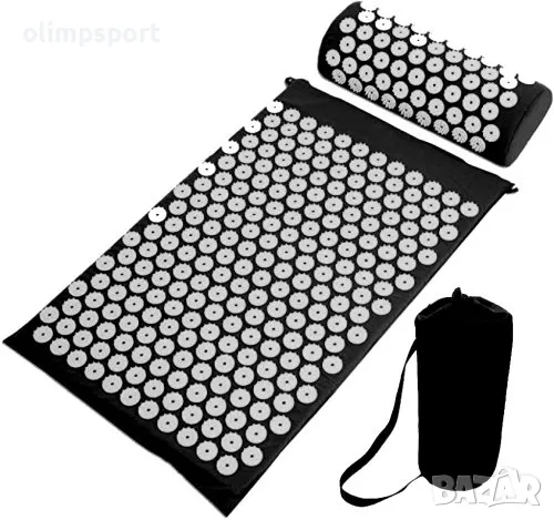 Комплект масажна постелка с възглавница за акупресура MAX. , снимка 3 - Масажори - 49980307