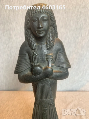 стара статуя на египетската богиня Изида, снимка 2 - Антикварни и старинни предмети - 53938290