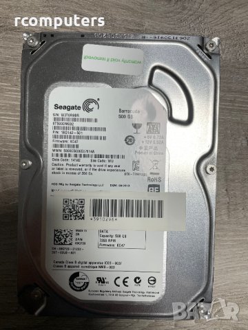 Хард диск Seagate 500GB SATA за компютър