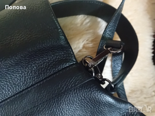 Италианска маркова чанта естествена кожа, снимка 5 - Чанти - 52139223
