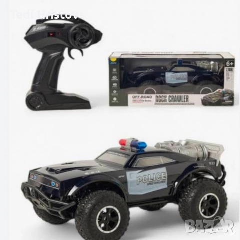 Офроуд полицейски джип ROCK CRAWLER, снимка 4 - Коли, камиони, мотори, писти - 52449534