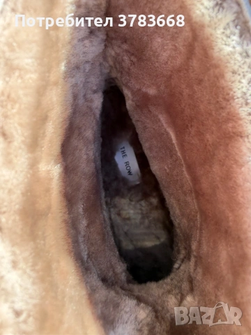 Боти THE ROW – нови, естествена кожа и вълна, снимка 8 - Дамски боти - 54332705
