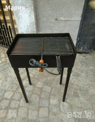 Комбинирано барбекю на дървени въглища и ток, снимка 2 - Барбекюта - 30800866