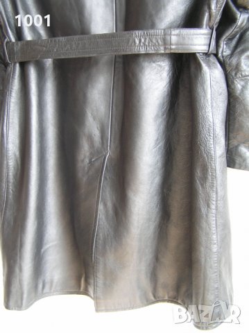 Мъжки кожен реглан,кожена шуба ,манто L 52/54, снимка 16 - Колекции - 30646558