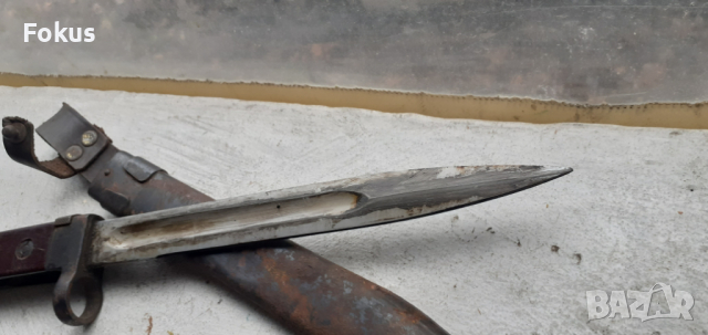 Нож щик за АК с кания, снимка 2 - Антикварни и старинни предмети - 44657866