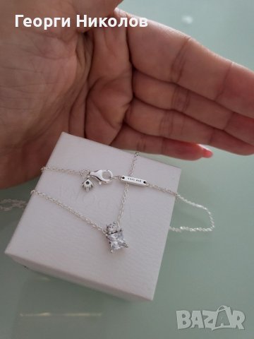 Ново оригинално колие на ПАНДОРА ПАНДОРА S925 АLE с кутия, снимка 2 - Колиета, медальони, синджири - 37727254