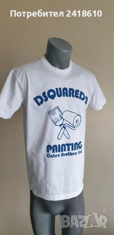 DSQUARED2 Cotton Mens Size S НОВО! ОРИГИНАЛ! Мъжка Тениска!, снимка 15 - Тениски - 54256322