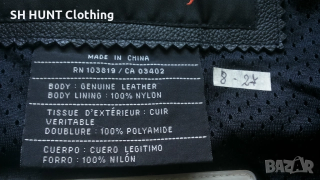 HARLEY DAVIDSON Racing Leather Jacket размер 3XL мото яке естествена кожа 8-27, снимка 17 - Якета - 52159708